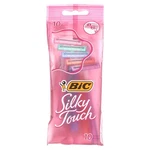 Silky Touch Disposable Razors, 10. Fixed Price $5.50.