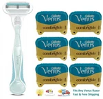 6 Gillette Venus Olay Razor Blades Cartridges Refills Shaver Handle Comfortglide. Fixed Price $25.99.