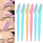 Eyebrow Razor Shaver Blade Face Hair Trimmer Makeup Beauty Dermaplaning 10 Pcs. Fixed Price $9.89.