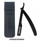 EMP100 Empire Black Folding Steel Razor Holder New. Fixed Price $17.95.