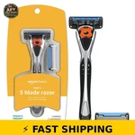 Amazon Basics 5-BLADE Motionsphere Razor For Men With Trimmer. Fixed Price $26.99.