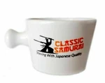 Ceramic Shaving Shave Soap Mug Bowl With Ball Grip Handle Travel Size. Fixed Price $19.99.