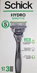Schick Hydro 5 Mens Sensitive Razor Value Pack 3 Cartridges New. Fixed Price $13.98.