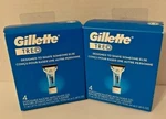 2 X Gillette Treo 4 Disposable Razors With Shave Gel Caregiver Use ( B13 ). Fixed Price $28.20.