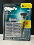 Brand New Gillette MACH3 Men's Razor Metal Handle With 10 Refill Cartridges. Fixed Price $31.84.