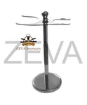Deluxe Stainless Steel Safety Razor & Shaving Brush Stand From Zeva. Fixed Price $19.99.