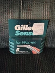 Gillette Women Sensor Razor Cartridge Refills 5CT, Vintage 1992 - Box. Fixed Price $19.96.