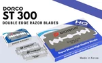 Dorco Double Edge Razor Blades Stainless Steel ST300 Silver. Fixed Price $16.99.