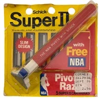Vintage Schick Super Ii Nba Razor With 5 Cartridges New Old Stock. Fixed Price $14.95.