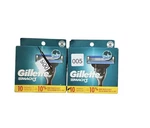 Gillette Mach 3 Refill Cartridges 10 Count Factory Sealed Lot Of 2. Fixed Price $32.00.