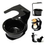 Universal Black Acrylic Shaving Brush Razor Stand Holder Set & Mug/cup/bowl New. Fixed Price $14.32.