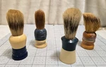 Lot Of 4 Vintage Soap Shaving Brushes 3 Ever Ready 1 Unbranded. Fixed Price $43.20.