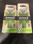 2-PACK Schick Xtreme 3 Eco Glide Razors, Count. Fixed Price $5.00.