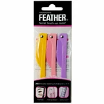 Feather Flamingo Facial Touch-up Razor 3PCS (rfls-p) New Box Item. Fixed Price $12.90.