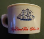Vintage Old Spice Shaving Cup Mug Ship Grand Turk Salem 1786 94 By Shulton 5 Oz. Fixed Price $6.99.