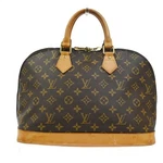 Louis Vuitton Lv Logo Alma Hand Bag Monogram Leather Brown Usa M51130 85YH972. Fixed Price $388.00.
