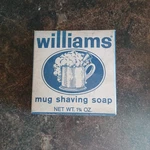 Vintage Discontinued Williams Mug Shave Soap Puck 1 3/4OZ No Wrapper Inside. Fixed Price $24.99.