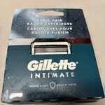 Gillette Intimate Pubic Hair Razor 4 Cartridges - New Box. Fixed Price $19.49.