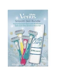 New Gillette Venus Smooth Skin Bundle W/4 Tropical Scented Razors & 1 Shave Gel. Fixed Price $12.00.