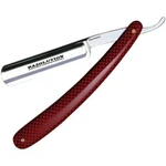 Razolution Vintage Razor 4" Carbon Steel Blade Racing Red Celluloid Handles. Fixed Price $88.99.