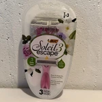 Bic Soleil Escape Women's Disposable Razors 3 Count, Blades Almond Oil. Fixed Price $5.00.