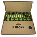 Reliashave Eco 6-BLADE Men's Disposable Razors Stainless Steel Box 13. Fixed Price $14.99.