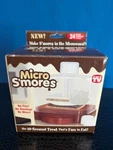 S'mores Make In The Microwave As Seen On Tv New With Recipe Guide. Fixed Price $19.95.