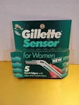 Gillette Sensor For Women 5 Razor Blades Refill Cartridges Non-excel Version. Fixed Price $18.00.