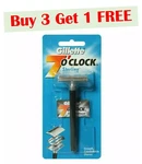 7 O'clock Sterling (double Edge) Safety Razor + 1 Extra Blade Free Offer. Fixed Price $12.99.