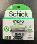 Schick Hydro Sensitive Razor Blade Refills For MEN-6 Cartridges #805. Fixed Price $13.95.