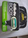 Gillette Body Razor 4 Cartridges For Women Fits All MACH3 Handles. Fixed Price $9.99.
