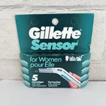 Gillette Sensor For Women 5 Razor Blades Refill Cartridges Non-excel Version. Fixed Price $25.55.