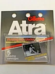 Vintage Gillette Atra Razor Blades 5 Cartridges New From 1984 With Olympic Offer. Fixed Price $19.99.