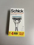 Schick Quattro Titanium Razor And Refill Cartridges B14-54. Fixed Price $12.00.