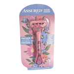 Assured Women's Disposable Razor Precision Triple Blades Pivoting Head Pink. Fixed Price $9.50.