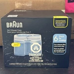 Braun 3 1 Shaver Care *6 Count Lemon Scented Cartridges Cleaning Revitalize. Fixed Price $31.95.