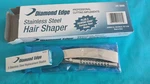Burmax Diamond Edge Barber Ss Hair Shaper DE-2000 With Case And 5 Blades New. Fixed Price $10.00.