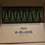 Reliashave Eco 6-BLADE Men's Disposable Razors Stainless Steel Box 13. Fixed Price $19.99.
