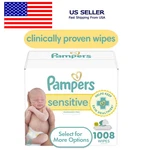 Pampers Sensitive Baby Wipes Unscented, 12 Pack, 1008 Total Count. Fixed Price $21.99.