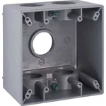 Taymac 5388-0 2-GANG Weatherproof Deep Box With Five 3/4-IN. Threaded Outlets. Fixed Price $32.17.