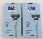 Lot Of 2 Gillette Planet Kind Razor & Shaver Cartridges Set New. Fixed Price $19.79.