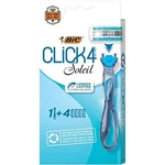 Bic Click 4 Soleil Disposable Razors 1 Handle / Cartridges New In Box. Fixed Price $9.95.