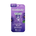 Skintimate Exotic Violet Blooms 4-BLADE Disposable Razors Ct. Fixed Price $10.49.