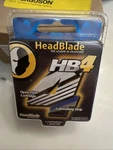 Headblade HB4 Razor Refill Cartridges Lubricated 1 Adapter New. Fixed Price $15.99.