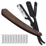 Professional Barber Straight Edge Razor - Salon Count (pack 1), Brown. Fixed Price $22.02.