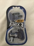 Bic Flex 3 Disposable Shavers Sensitive Skin, 4 Count. Fixed Price $8.00.