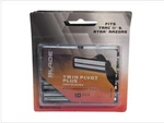 Twin Pivot Plus 2-BLADE Cartridges Fits Gillette Trac Ii & Atra 10 Pack. Fixed Price $11.99.