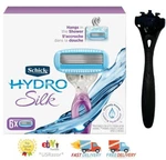 6 Schick Hydro Silk Razor Blades Refills Cartridges Metal Shaver Handle Shaving. Fixed Price $18.49.