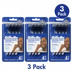 Gillette Skinguard Sensitive Disposable Razors 4 Count 3 Pack New. Fixed Price $21.58.