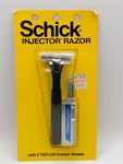 Schick Injector Razor W/2 Teflon Coated Blades New Sealed Nos Vintage. Fixed Price $59.95.